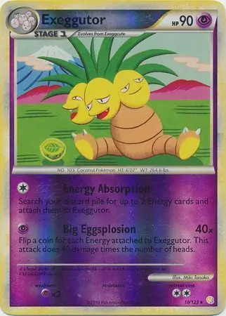 Exeggutor Reverse Holo 18 Normal