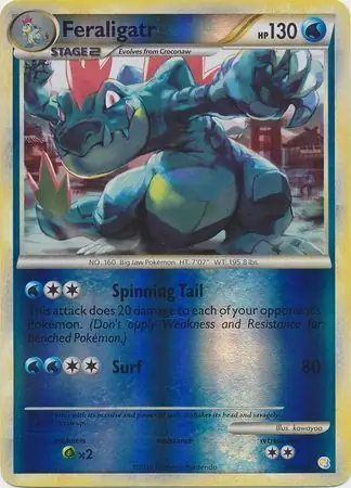 Feraligatr Reverse Holo 20