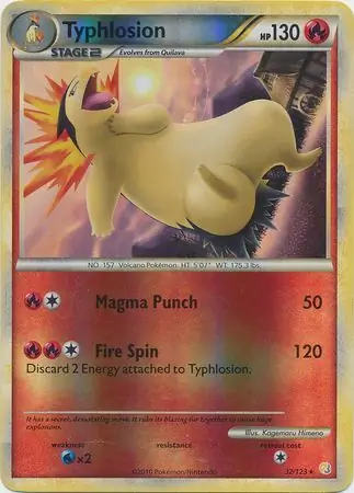 Typhlosion Reverse Holo 32 Normal