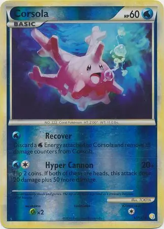 Corsola Reverse Holo 37