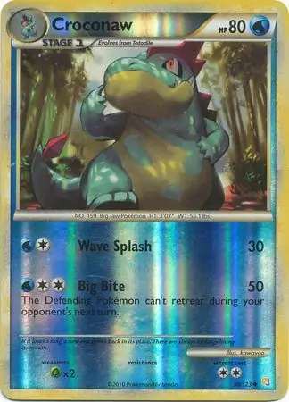 Croconaw Reverse Holo 38 Normal