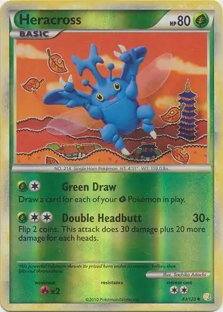 Heracross Reverse Holo 43 Normal