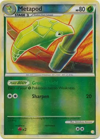Metapod Reverse Holo 46