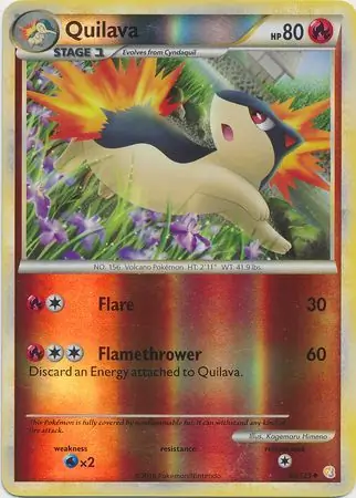 Quilava Reverse Holo 49 Normal