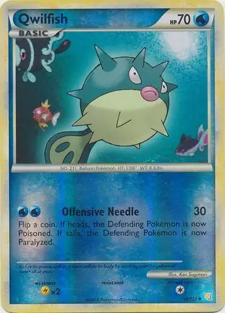 Qwilfish Reverse Holo 50