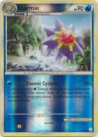 Starmie Reverse Holo 53 Normal