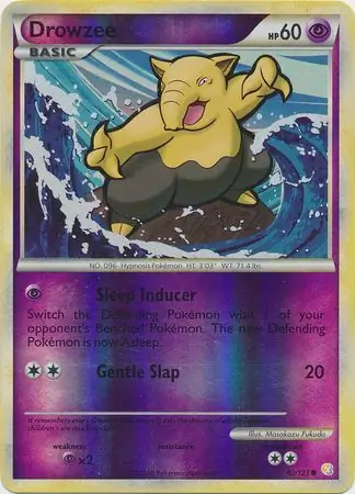Drowzee Reverse Holo 62 Normal