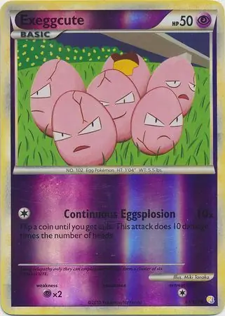 Exeggcute Reverse Holo 63 Normal