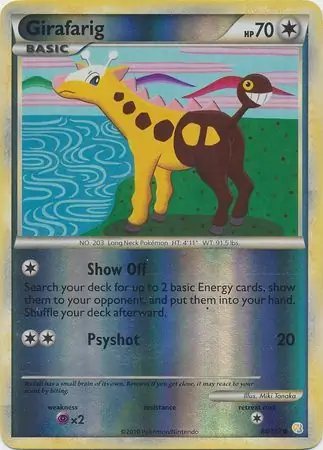 Girafarig Reverse Holo 64 Normal