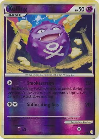 Koffing Reverse Holo 70 Normal