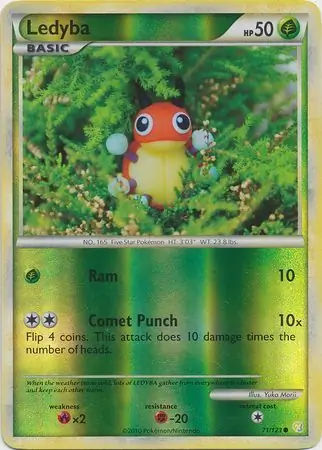 Ledyba Reverse Holo 71 Normal