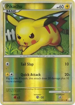 Pikachu Reverse Holo 78 Normal