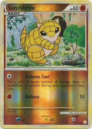 Sandshrew Reverse Holo 79 Normal