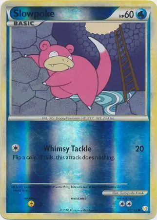 Slowpoke Reverse Holo 81 Normal