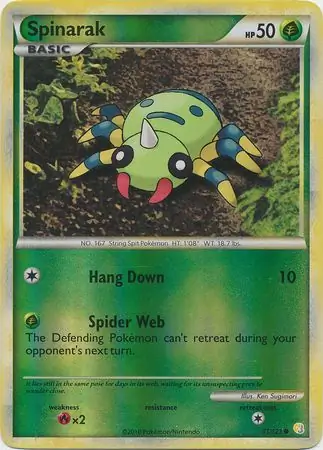 Spinarak Reverse Holo 83 Normal