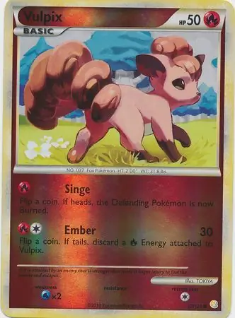 Vulpix Reverse Holo 87 Normal