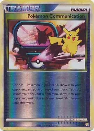 Pokemon Communication Reverse Holo 98 Normal