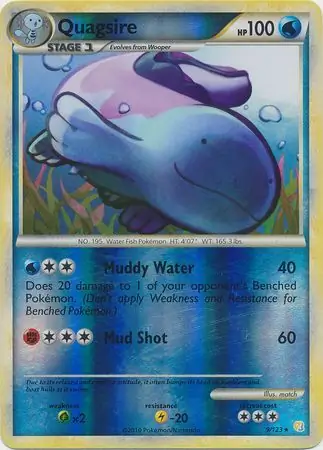 Quagsire Reverse Holo 9 Normal