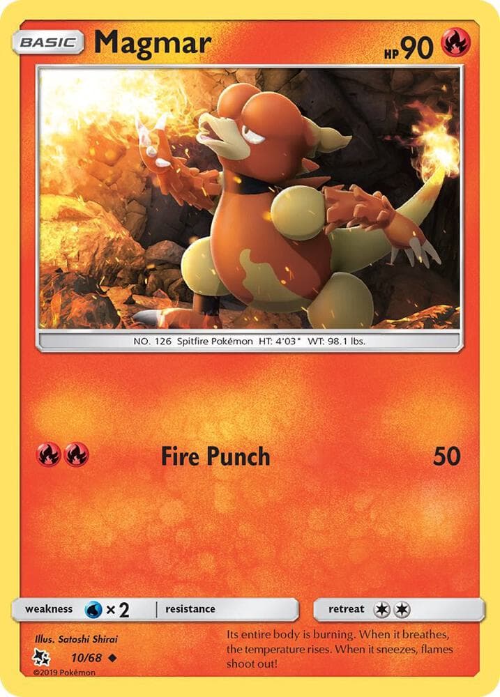 Magmar 10 Reverse holo