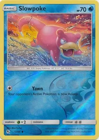 Slowpoke Reverse Holo 12 Normal