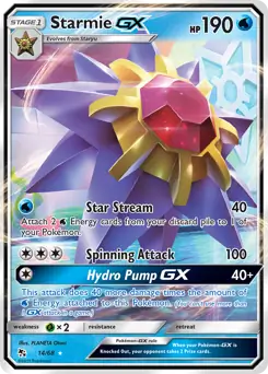 Starmie GX 14 Normal
