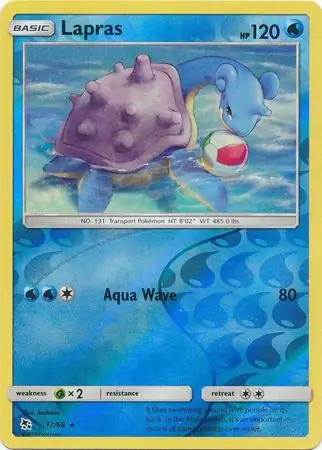 Lapras Reverse Holo 17 Normal