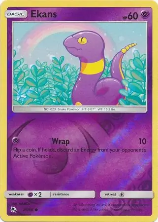 Ekans Reverse Holo 25 Normal