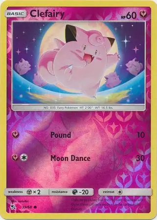 Clefairy Reverse Holo 39 Normal