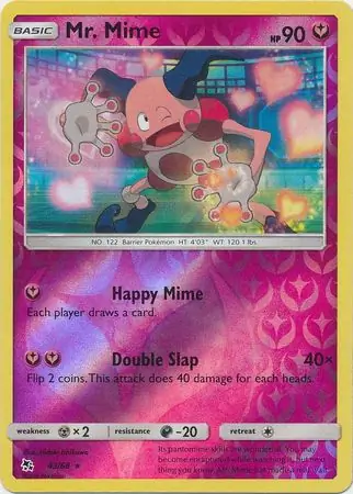 Mr. Mime Reverse Holo 43 Normal