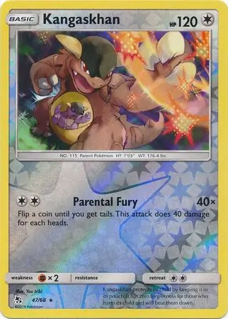 Kangaskhan Reverse Holo 47 Normal