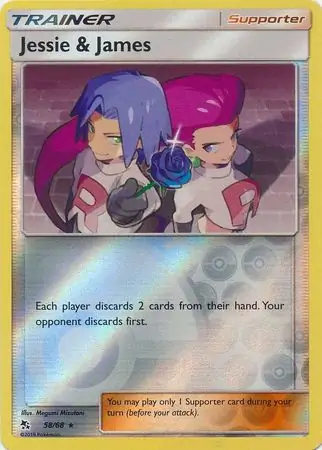 Jessie & James Reverse Holo 58 Normal