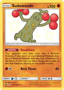 Sudowoodo SV20
