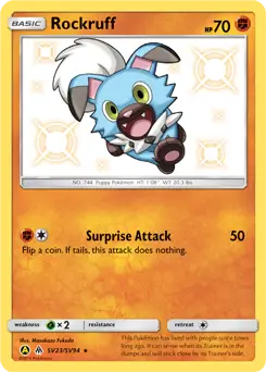 Rockruff SV23 Normal
