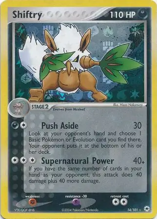 Shiftry Reverse Holo 14 Normal