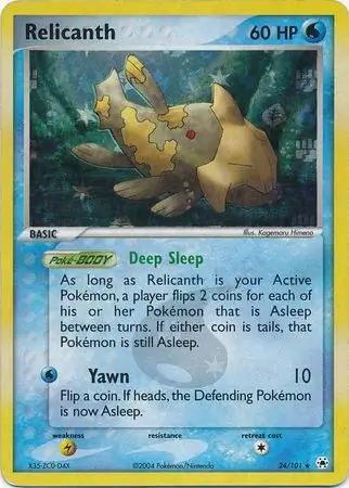 Relicanth Reverse Holo 24 Normal