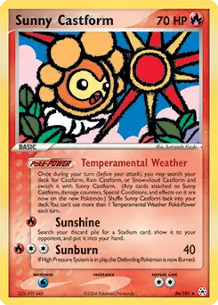 Sunny Castform 26 Normal