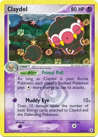 Claydol Reverse Holo 2 Normal