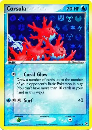 Corsola Reverse Holo 32 Normal
