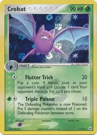Crobat Reverse Holo 3 Normal
