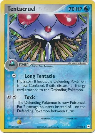Tentacruel Reverse Holo 51 Normal