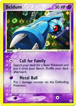 Beldum Reverse Holo 54 Normal