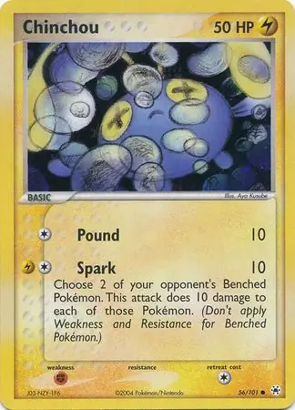 Chinchou Reverse Holo 56 Normal
