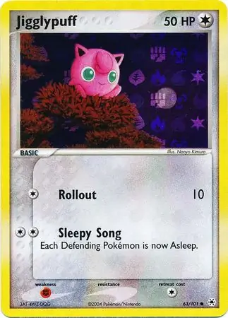 Jigglypuff Reverse Holo 63 Normal