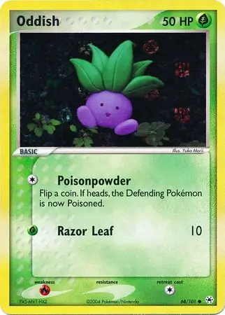 Oddish Reverse Holo 68 Normal