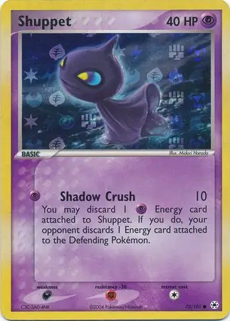 Shuppet Reverse Holo 72 Normal