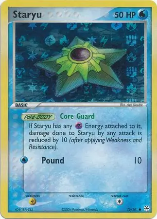Staryu Reverse Holo 75 Normal