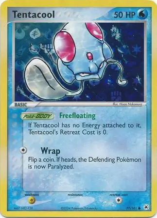 Tentacool Reverse Holo 77 Normal