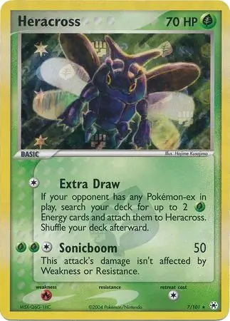 Heracross Reverse Holo 7 Normal