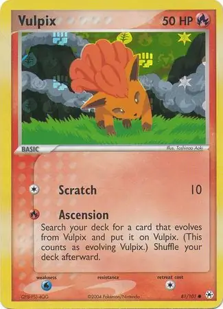 Vulpix Reverse Holo 81 Normal