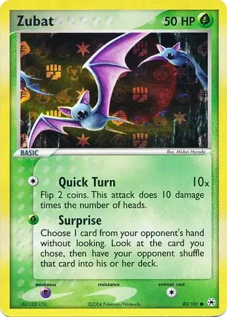 Zubat Reverse Holo 83 Normal
